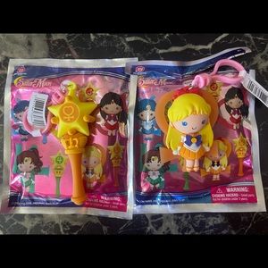 Sailor Moon Figural Bag Clip ~ Venus & Wand